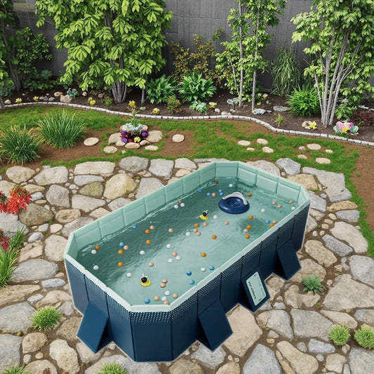 JMT-404490 Large Portable Adult Inflatable PVC Outdoor Swimming Pool for Recreation