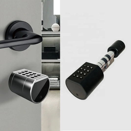 JMT-801866 Smart Keyless Digital Cylinder Lock with Password Unlocking for Homes and Apartments