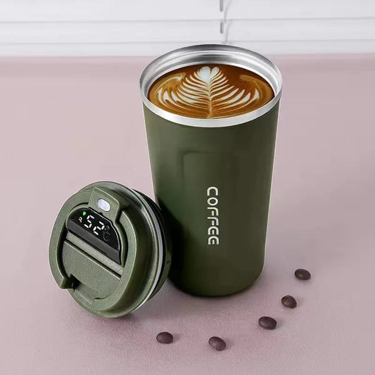JMT-225674 Stainless Steel Travel Coffee Mug with Intelligent Temperature Display
