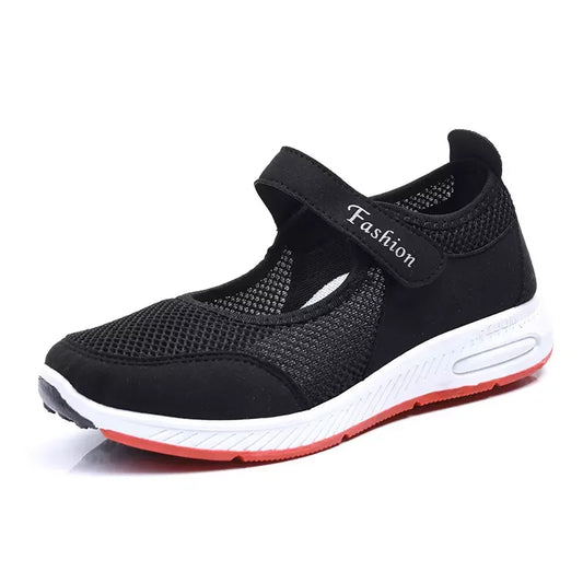 JMT-912842 Casual Soft Sold Running Fitness Women Flat Shoes Durable Anti-slip Anti-odor Outdoor Sport Sneakers Shoes
