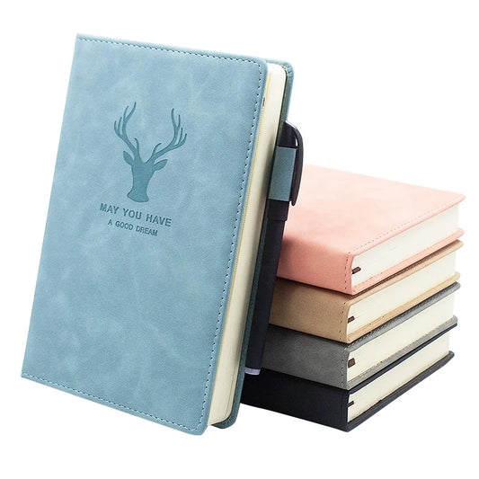 JMT-389578 Custom A5 Leather Notepad with Multifunctional Design and Colourful Covers