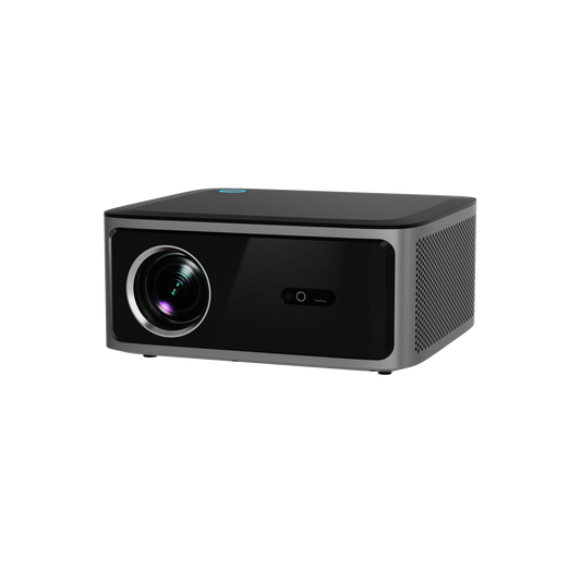 JMT-046218 1080P Wi-Fi Home Projector with Android OS, Auto Keystone, and Built-in Speaker, 40-200 Inch Projection Size