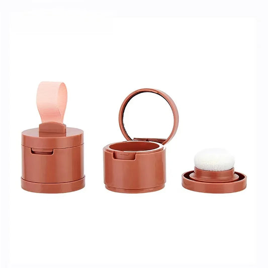 JMT-253130 Customisable Loose Powder Makeup Jar with Sponge Ball Applicator