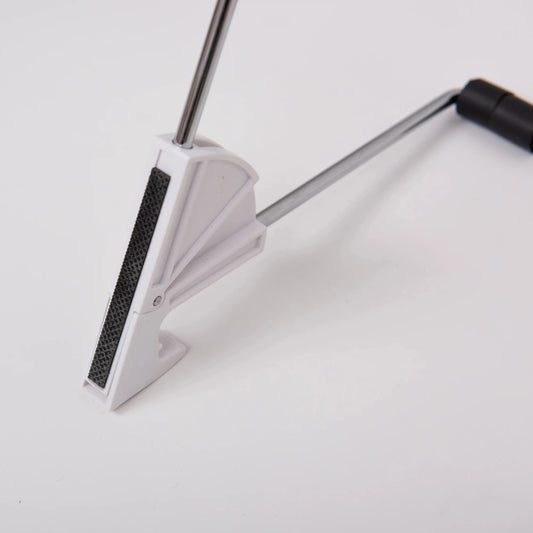 JMT-547338 Small Desktop Glass Dry Erase Board with Stand for Classroom and Office Use