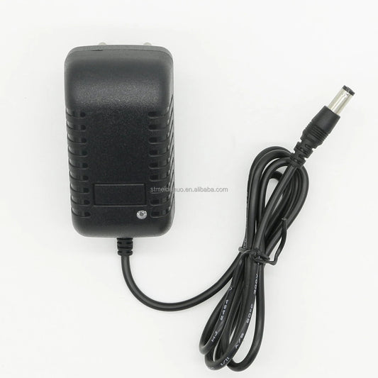 JMT-564746 12V Power Adapter with EU/UK/US Plug for LED Strips, CCTV Cameras, and TV Set Boxes