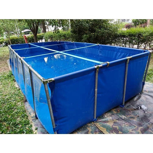 JMT-961546 Foldable Outdoor Rectangular Pool with Aeration System for Shrimp and Koi养殖