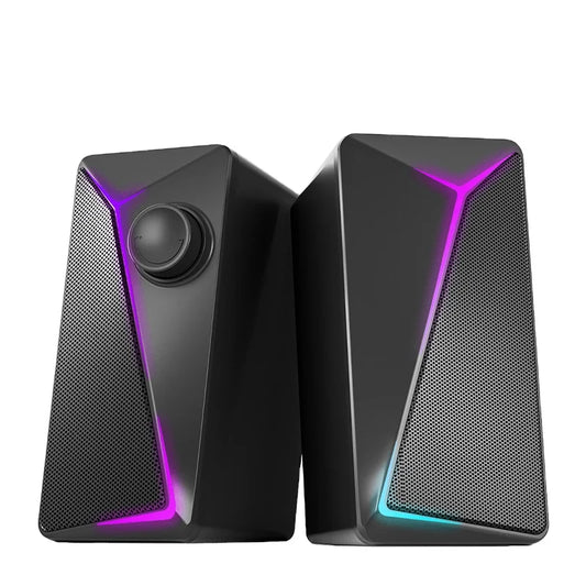 JMT-364810 2.0 Desktop USB RGB Multimedia Speaker with Super Bass for PC and Laptop Gaming