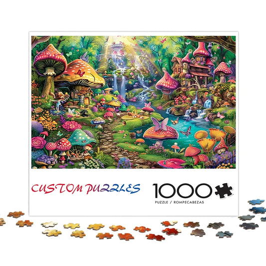 JMT-999818 Custom Irregular Shape Jigsaw Puzzle - 500/1000 Pieces Special Space Universe Design