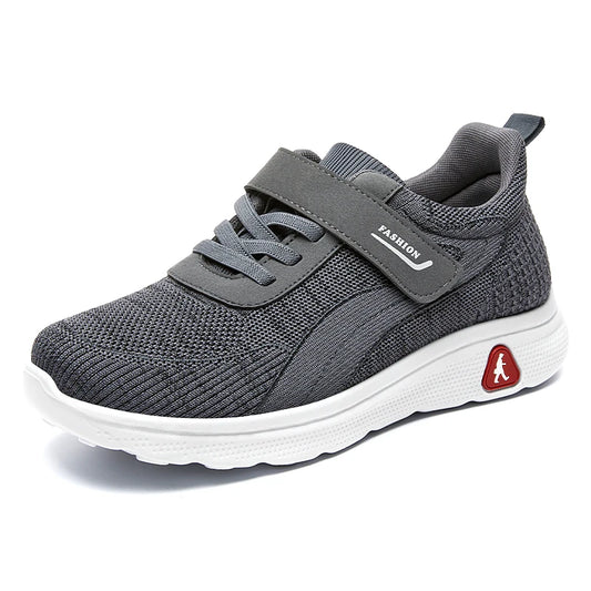 JMT-043914 B-22007 Men's Casual Comfortable Flats Men's Sneakers Lace-Up Mesh Shoes Lightweight Breathable