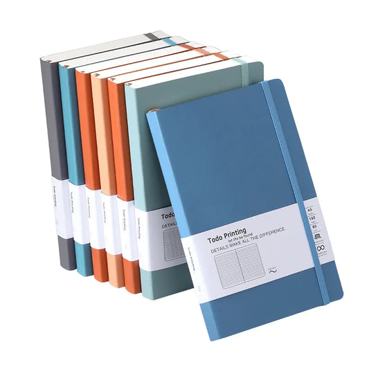 JMT-796810 A5 Hardcover PU Leather Daily Planner Journal Notebook