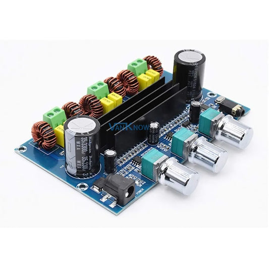 JMT-277386 XH-A305 2.1 Channel Bluetooth 5.0 Audio Stereo Power Amplifier Board TPA3116D2 50Wx2+100W AUX Module