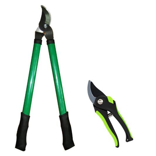 JMT-885834 Heavy Duty Pruning Shear Set for Trees and Shrubs - Includes Lopper and Scissors for Yard and Garden Care