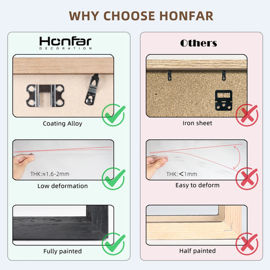 JMT-538378 Large Wooden Photo Frames in A2, A3, A4, A5 Sizes for Home Decoration