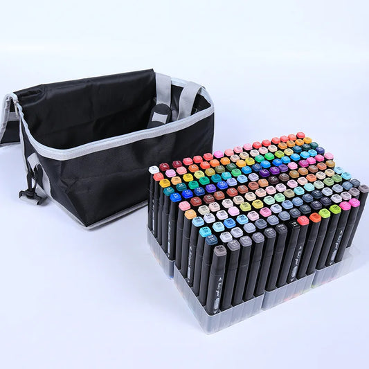 JMT-112970 36-Color Alcohol-Based Dual-Tip Waterproof Marker Pen Set