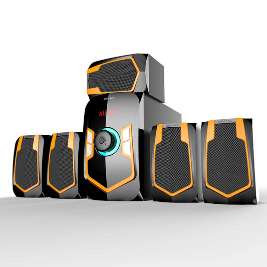 JMT-904266 5.1 Channel Surround Sound Home Theatre System with USB, SD, and FM Radio