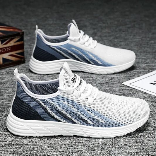 JMT-274442 B-9902 Men's Casual Sports Running Shoes with Fresh and Breathable Mesh and Soft and Comfortable Sole