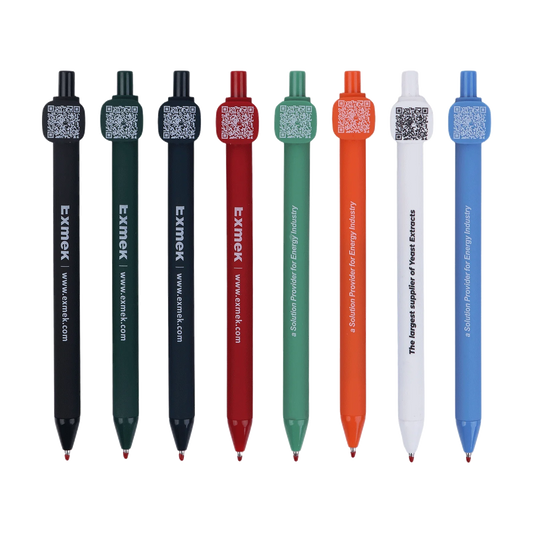 JMT-511114 Customised Plastic Writing Pens in Assorted Colours for Marketing and Office Use