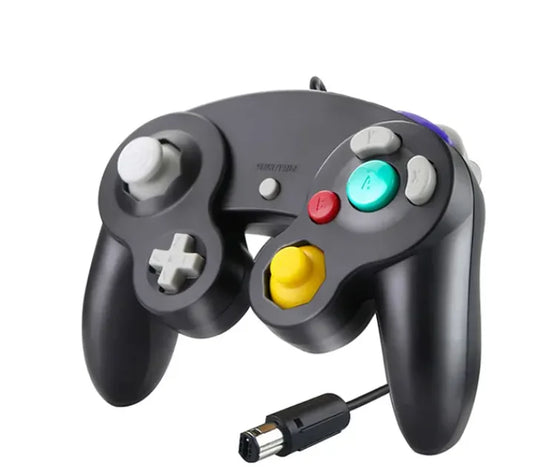 JMT-329290 Wired Game Controller for Nintendo GameCube - Replacement Joystick for NGC with Thumb Grip, Multiple Colours Available