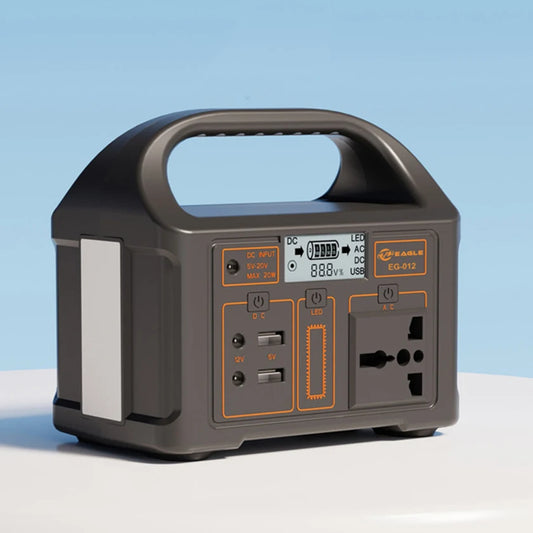 JMT-719690 Portable 100W Power Bank with DC/AC Charging Station and Solar Panel for Outdoor Camping