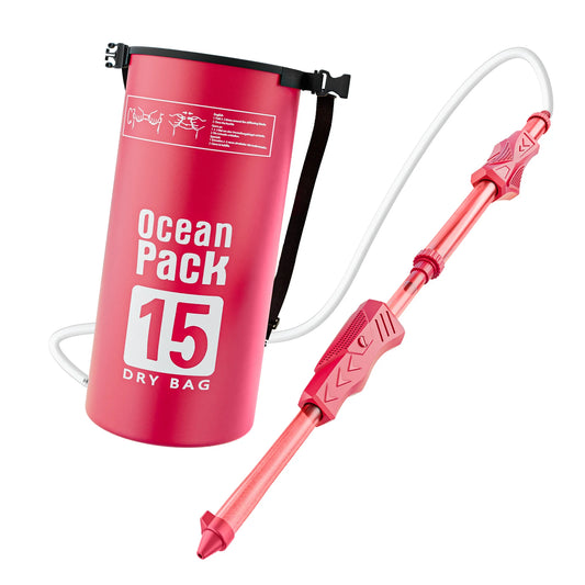 JMT-285834 Large Capacity Kids Backpack for Outdoor Fun with Water Guns & Cannon