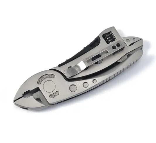 JMT-113226 Custom Logo 8-in-1 Multi-Function Survival Wrench Tool Set for Outdoor Camping and EDC Use