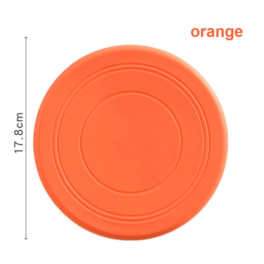 JMT-102794 Interactive Silicone Dog Treat Dispenser Frisbee in Cartoon Style