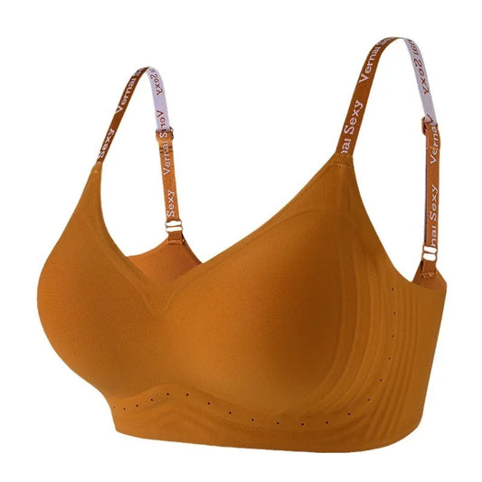 JMT-736330 Invisible Pushup Bra With Green Tea Girl Design for Women Wirefree Breathable Lifts and Supports Naturally