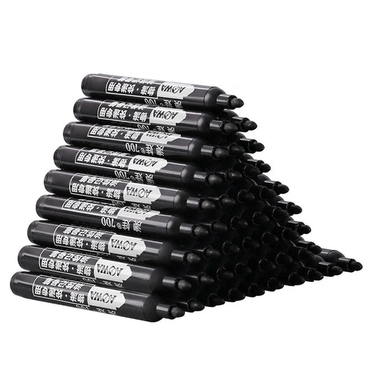 JMT-637258 Permanent Waterproof Marker Pen - Black, Blue, Red - Non-toxic Ink for Versatile Use