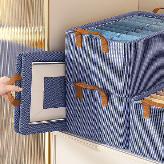 JMT-037578 Folding Storage Box Organizer for Efficient Space Management