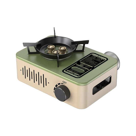 JMT-798858 Windproof Outdoor Propane Gas Stove with 3200W Firepower for Camping and Picnics