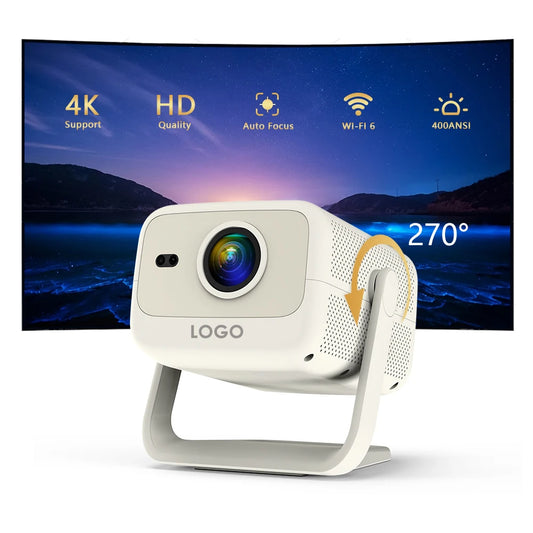 JMT-673738 Smart Home Cinema R2 Pro Projector with Auto Keystone and Obstacle Avoidance Technology