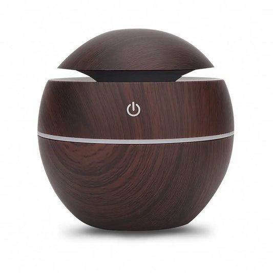 JMT-627146 Ultrasonic Wood Grain Humidifier for Aromatherapy - Mini LED Humidifier for Home Use