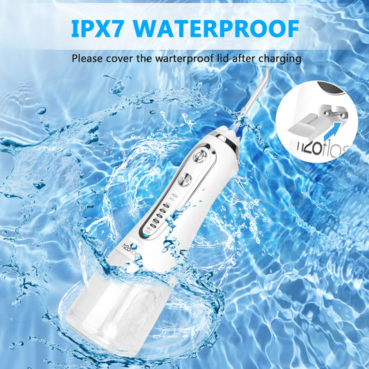 JMT-519882 Portable Cordless Electric Dental Water Flosser with Waterproof Design and Customised Features
