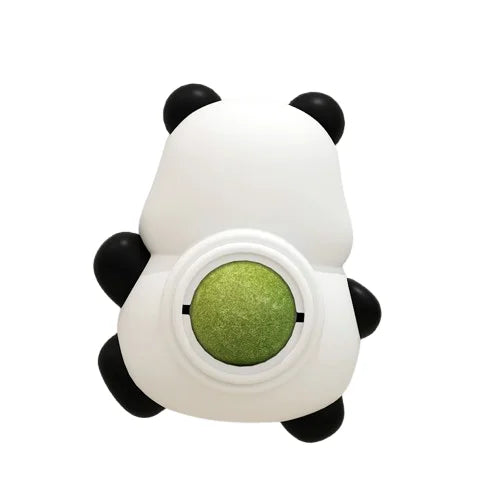 JMT-614410 Catnip Whirling Ball Toy with Catgrass for Teething and Oral Care