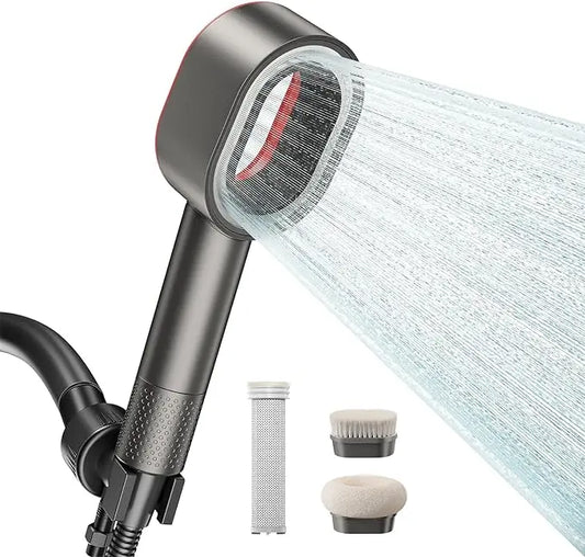 JMT-220746 Eco-Friendly Adjustable Rainfall Shower Head with Filter for Softened Water and Skin Hydration