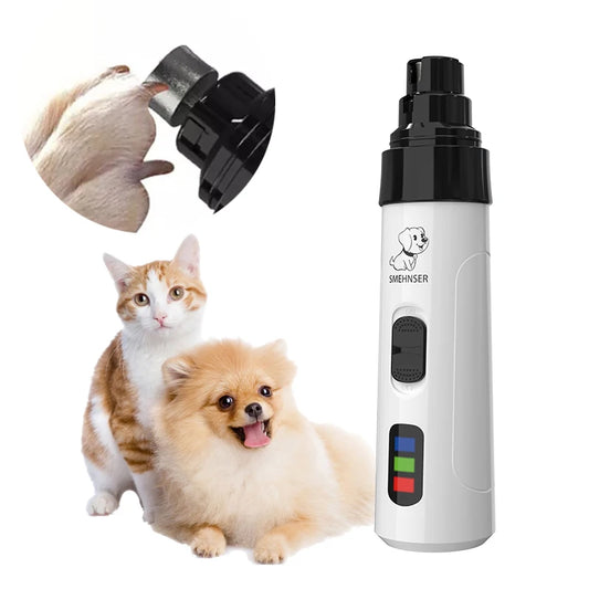 JMT-185290 Electric Pet Nail Grinder for Dogs and Cats – Low Noise Design Grooming Tool