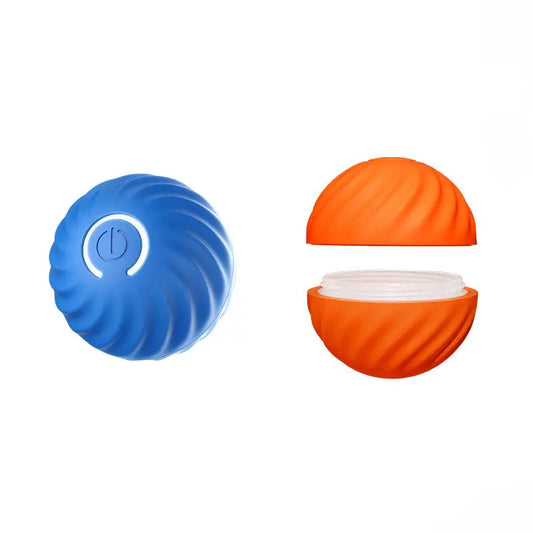 JMT-790922 Durable Interactive Rolling Ball Toy for Dogs, Replaceable Housing for Training and Chewing