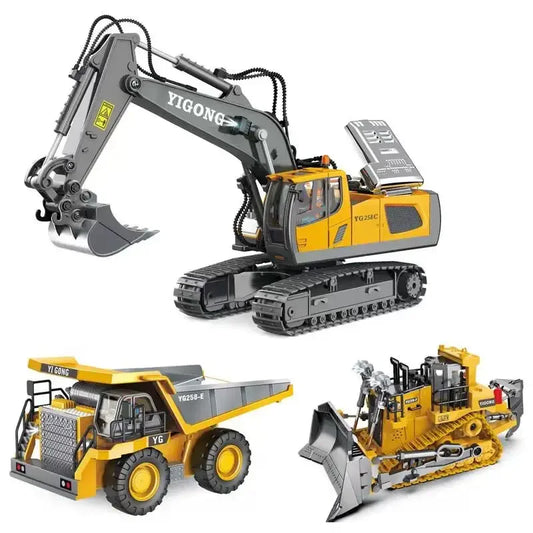JMT-085450 1:20 Scale 11 Channel 2.4GHz Remote Control Excavator Construction Toy