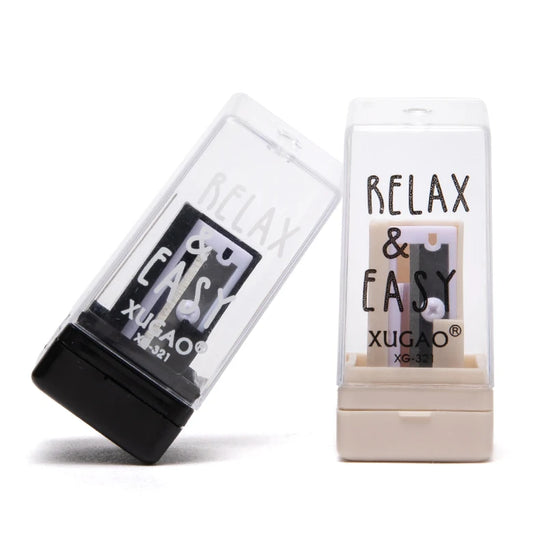 JMT-875210 Kid-Safe Plastic Pencil Sharpener for School Use - Single Hole Design