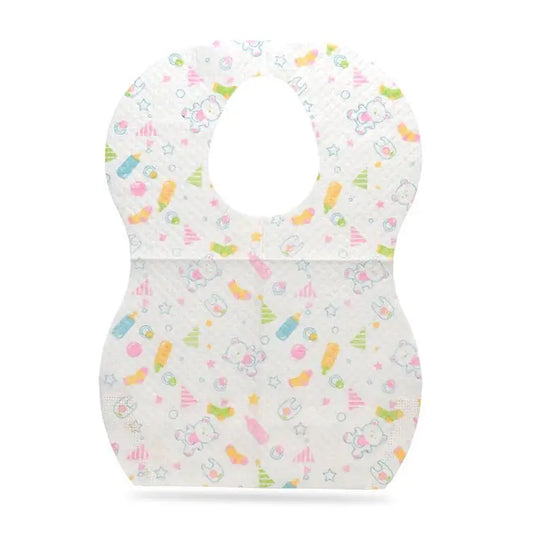 JMT-413578 Sleeveless Disposable Baby Bibs Waterproof Custom Hot Baby Dinner Baby Feeding Bib