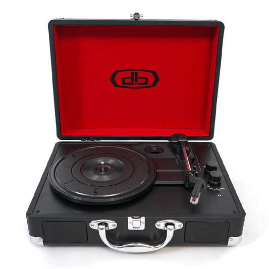 JMT-587274 Vintage Gramophone Turntable with Stereo Speaker for Vinyl Records