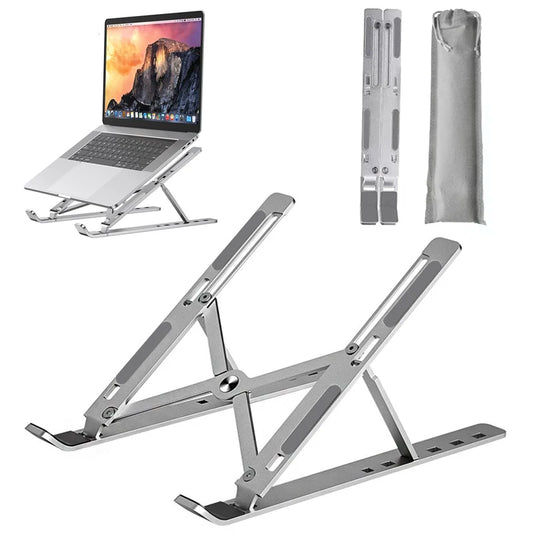 JMT-192458 Portable Steel Foldable Monitor and Laptop Mount for Office Use