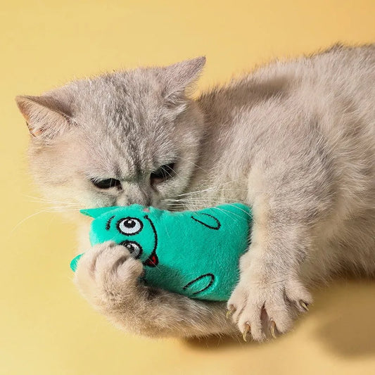 JMT-422410 Interactive Catnip Mouse Toy for Cats - Plush, Bite-Resistant Design