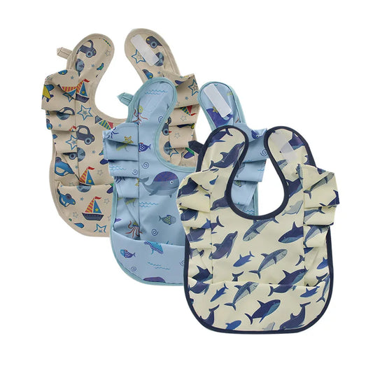 JMT-544650 High Quality OEM PU Baby Bibs for Euro Market