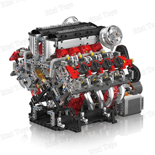 JMT-121162 V8 Engine Creative Building Set with 2718 Pieces for Kids - Remote Control Model