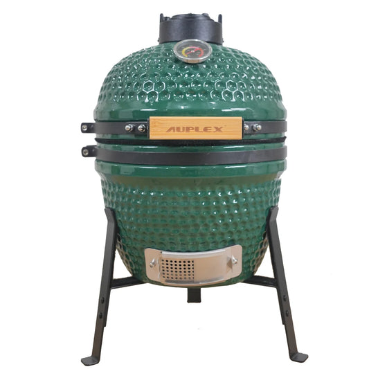 JMT-334218 Portable Kamado Charcoal Grill for Outdoor Barbecuing, Fits 13 to 27 Inch Egg Grills