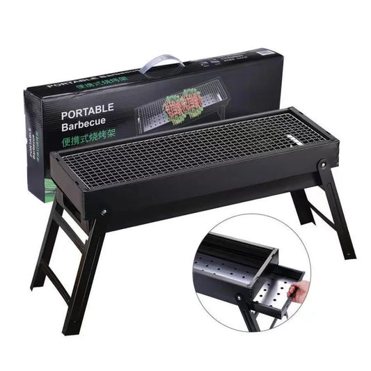 JMT-809930 Portable Folding Barbecue Grill for Outdoor Cooking - Mini Charcoal Stove