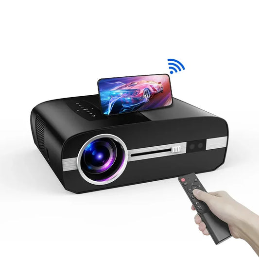 JMT-412746 1080P 4K 1350ANSI LCD Home Cinema Projector for TV Stick and Laptop Compatibility