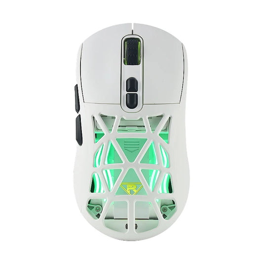 JMT-284170 Lightweight Honeycomb Wireless Gaming Mouse with Adjustable DPI up to 10000 and RGB Lighting for PC