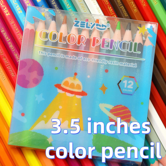 JMT-006090 48-Color Coloured Pencil Set for Children - Ideal for School & Drawing Activities